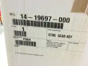 New ZF/TRW/Ross THP60054 Steering Gear (Stock #170175)) Part Image