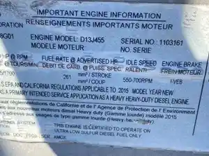 Used 2016 VOLVO D13 Engine Assy Image