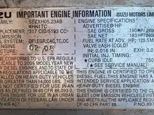 For Parts 2006 ISUZU 4HK1 Engine Assy Image