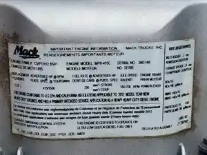 Used 2014 MACK MP8 Engine Assy (Stock #539478)) Part Image