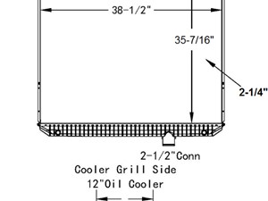 NTO 2008-2010 International Prostar Radiator (Stock #800-30847)) Part Image