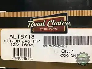New MACK Alternator (Stock #1000-ALT8718)) Part Image