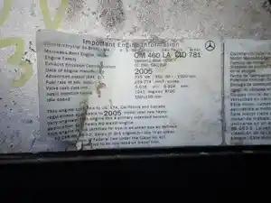 Used 2006 Mercedes OM460LA Engine Assy (Stock #105372)) Part Image
