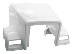 New 2004 Freightliner FL-132ClassicXL Hood (Stock #03-12501)) Part Image