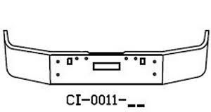 New Freightliner FLD Bumper (Stock #CI001115)) Part Image