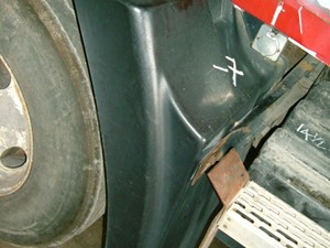 Used 2000 Mack CH 613 Fender Extension (Stock #19215-7)) Part Image