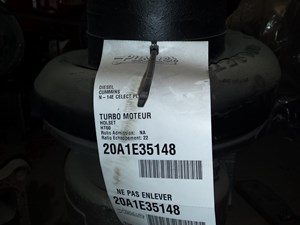 Used Cummins N14 Turbo (Stock #20A1E35148)) Part Image