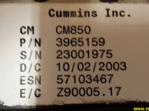 Used Cummins ISC ECM (Stock #CUECM05)) Part Image