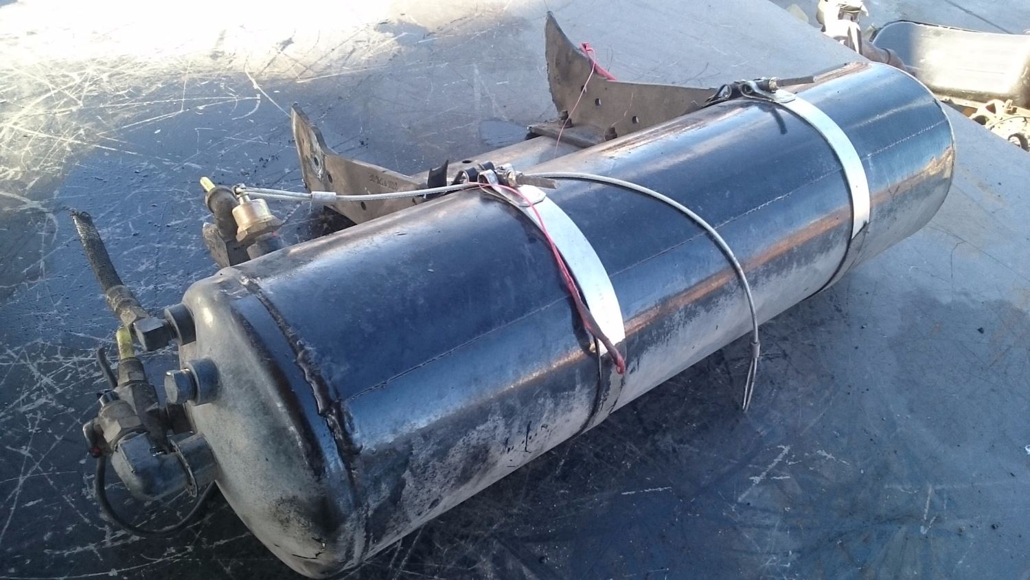 Stock SV87129 Air Tanks American Truck Chrome