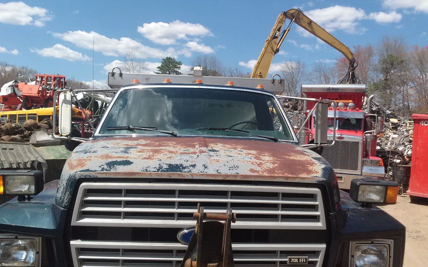 1993 Ford F700 (Stock #SALVAGE-608-FOH-502) | Hoods | TPI
