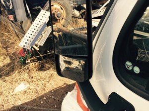 Used 2013 Freightliner Cascadia Side View Mirror (Stock #P-10)) Part Image
