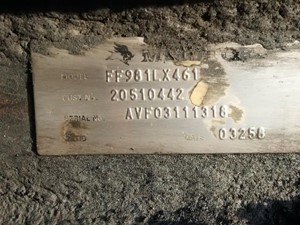 Used 2004 Rockwell FF981 I Beam (Stock #7056)) Part Image