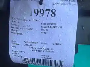 Used 1988 FORD F SERIES Door (Stock #19978)) Part Image