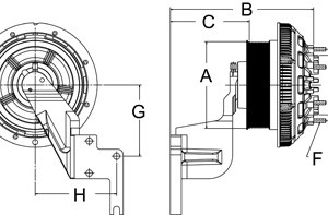New Cummins ISX Fan Clutch/Hub Image