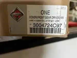 New International DT 460 Front Cover (Stock #1266)) Part Image