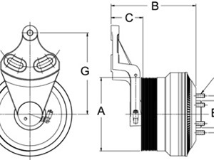 New Universal Cummins N14 Fan Clutch/Hub Image
