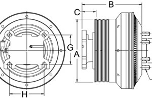 New Universal Cummins NTC Fan Clutch/Hub Image