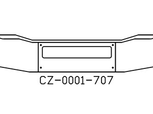 New Universal Freightliner CORONADO 132 Bumper (Stock #975)) Part Image