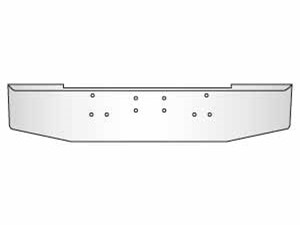 New Universal Peterbilt 379 Bumper (Stock #809)) Part Image