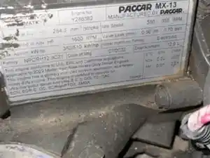 Used 2023 PACCAR MX13 Engine Assy (Stock #93-31)) Part Image