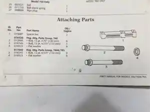 Photo of part
