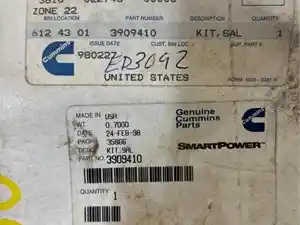 New Cummins 4BT Engine Misc Part (Stock #171887)) Part Image