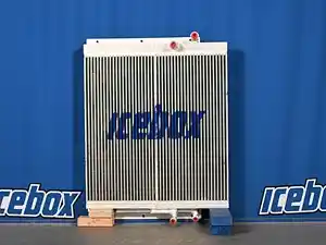 New Case 621, 721, Wheel Loader Oil Cooler (Stock #A184382)) Part Image