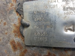 Used 2009 Eaton 17060S Rear Rear (Tandem Rear or Single) (Stock #21-162-3)) Part Image