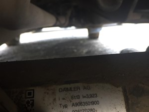 Used 2012 Mercedes Rear Rear (Tandem Rear or Single) (Stock #20-080-9)) Part Image