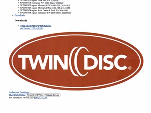 New 2021 twin disc TD61-1180 Clutch Assy (Stock #49780)) Part Image