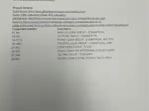 Photo of part