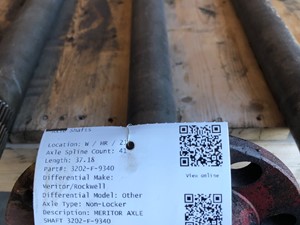 Used Meritor/Rockwell Axle Shaft (Stock #P-1548)) Part Image