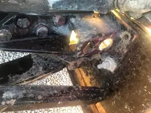 Used 1985 Kenworth W900 Spring Hanger, Steer Axle (Stock #93022-4)) Part Image