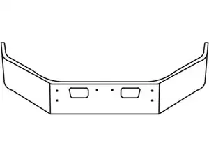 New 2004 Chevrolet C6500 Bumper (Stock #DJ000115)) Part Image