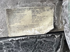 Used 2005 Mercedes MBE 4000 Engine Assy (Stock #40722-9)) Part Image