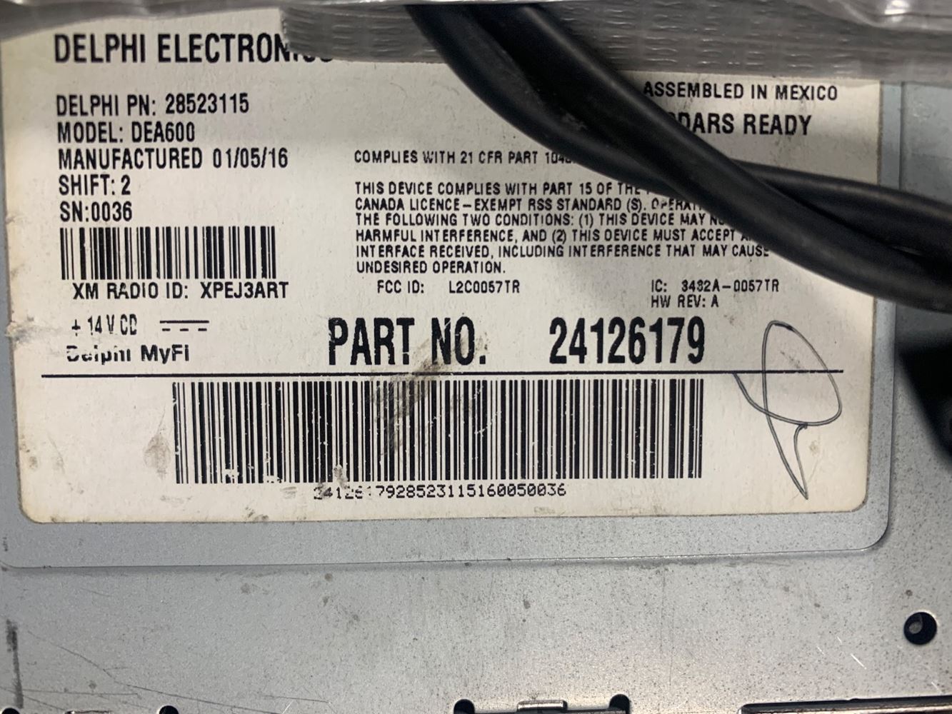 2017 Kenworth T680 (Stock 9281932) Radios TPI