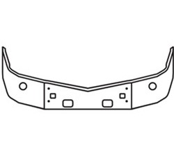 New 2019 Peterbilt 579 Bumper (Stock #HZ511016Y)) Part Image