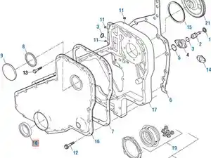 New Universal Cummins C8.3; ISC Engine Misc Part (Stock #136024)) Part Image