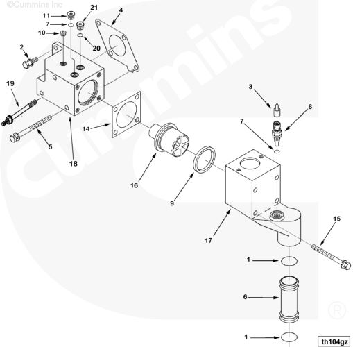 Universal Cummins N14 (Stock 3865195 131484) Engine Misc Parts TPI