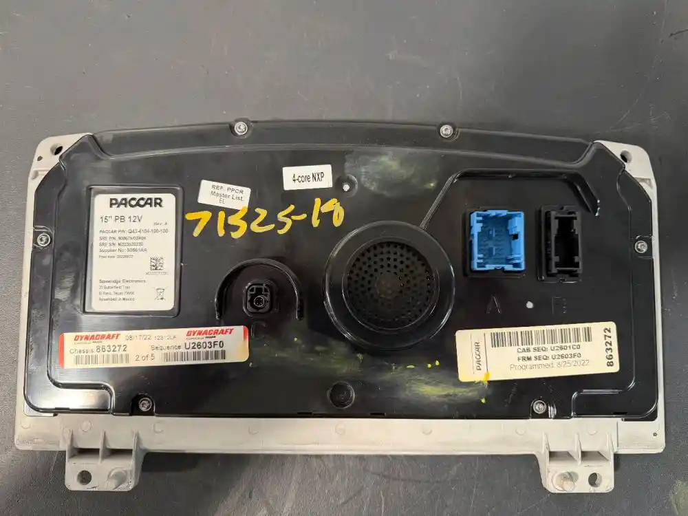 Image 3 of part Used 2023 Peterbilt 579 Instrument Cluster