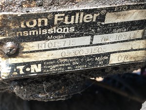 Used 1980 Eaton/Fuller RTO15715 Transmission Assy (Stock #P-489)) Part Image