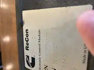 Photo of part