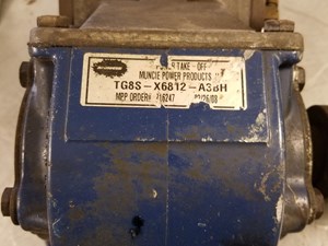 Used MUNCIE TG8S-X6812-A3BH PTO (Stock #TG8S-X6812-A3BH)) Part Image