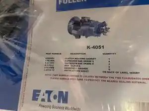 New Eaton Part by Number (Stock #K-4051)) Part Image