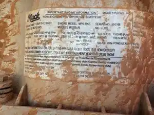 Used 2012 Mack MP8 Engine Assy (Stock #811-S-1)) Part Image
