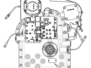 Remanufactured Transmission Assy (Stock #342FTE13310-40R)) Part Image