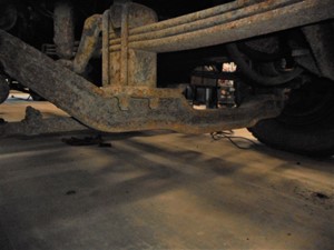 Used 1990 Mack RD688S Front Axle, Complete (Stock #008579-3)) Part Image