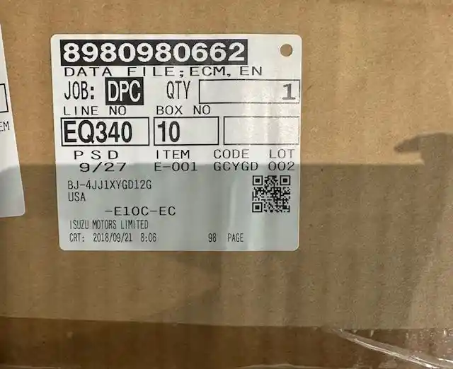 New Isuzu 4JJ1 ECM for sale | Hialeah Florida United States