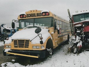 Used 2004 Blue Bird Bluebird School Bus Hood (Stock #3006-BUS-12)) Part Image