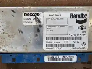 Used 2014 Bendix K058045 ABS Control Module (Stock #2758-PETE-40)) Part Image